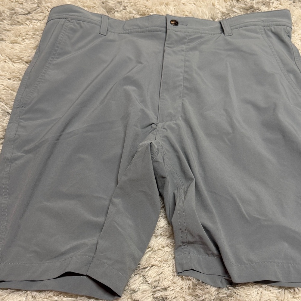 FootJoy Light Gray Flat Front Performance Shorts - image 1